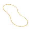 4.9mm Light Concave Curb Chain with Lob. Lock