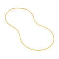 2.25mm Square Wheat Chain with Lobster Lock