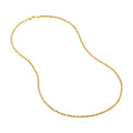 2mm Light Rope Chain with Lobster Lock