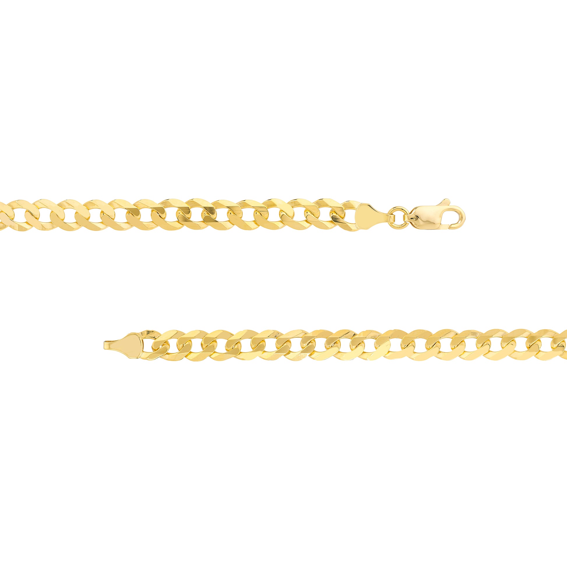 7mm Flat Open Cuban Chain