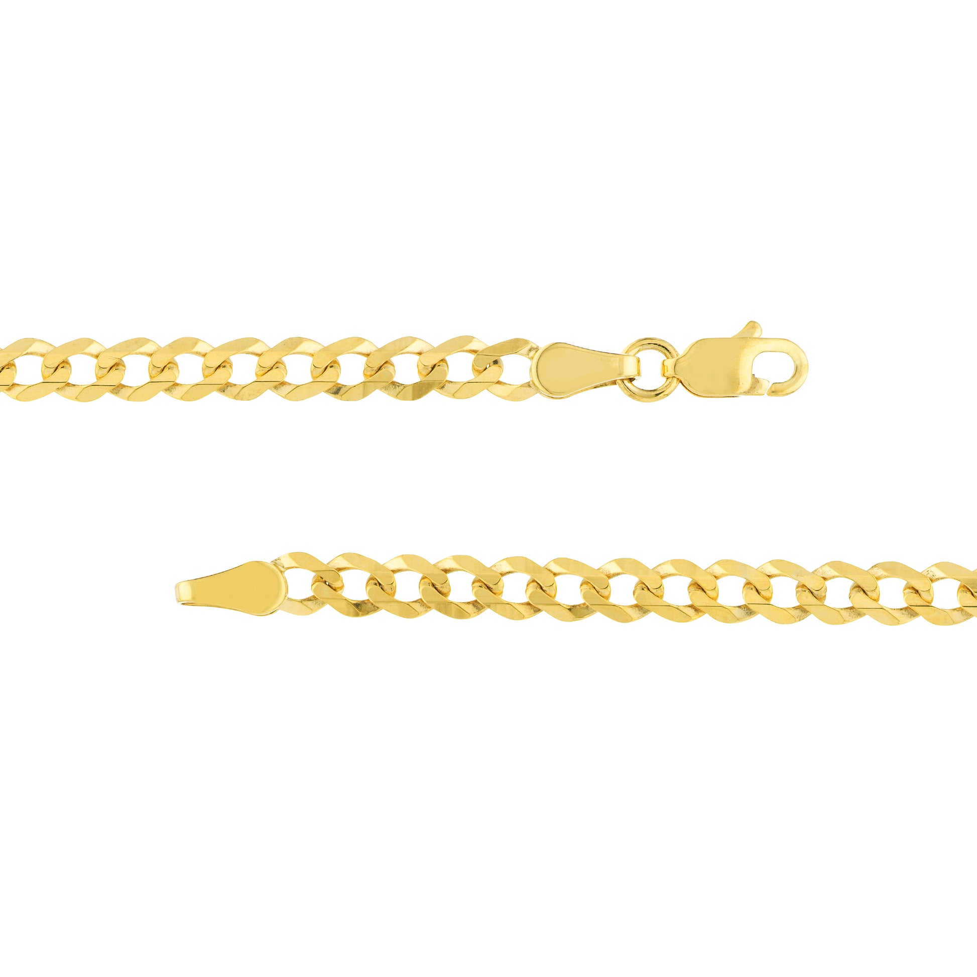 3.7mm Curb Chain with Lobster Lock