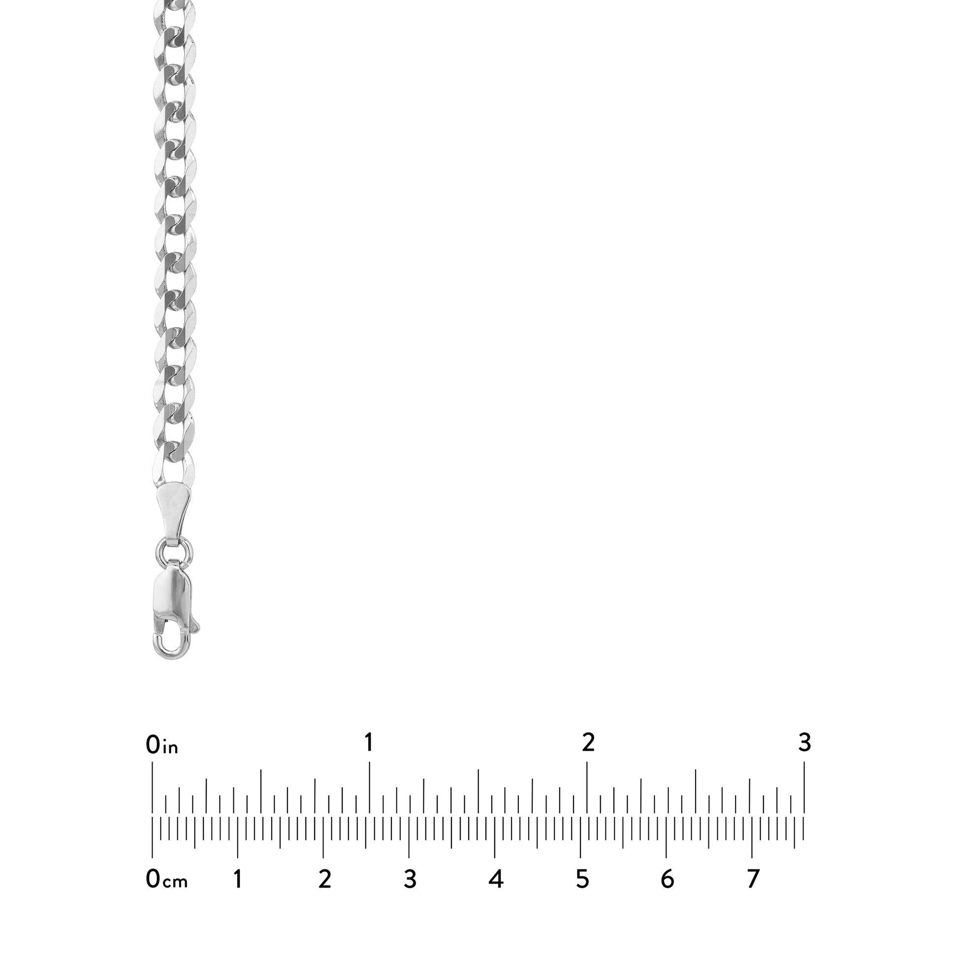 4.95mm Curb Chain with Lobster Lock