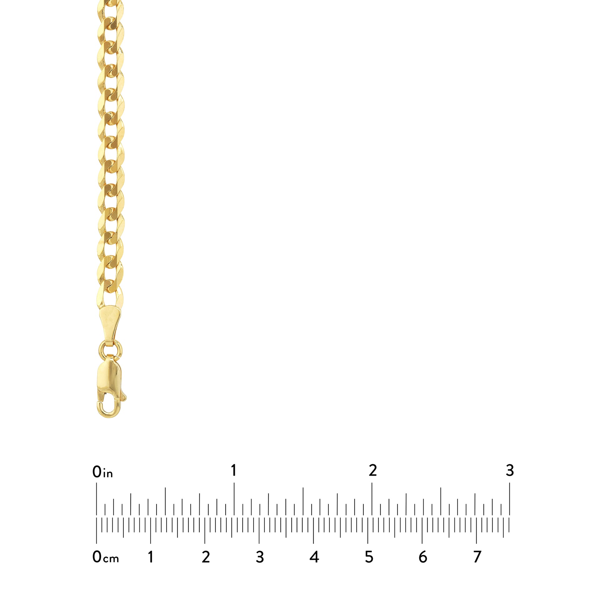 4.95mm Curb Chain with Lobster Lock