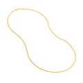 1.75mm Square Wheat Chain with Lobster Lock