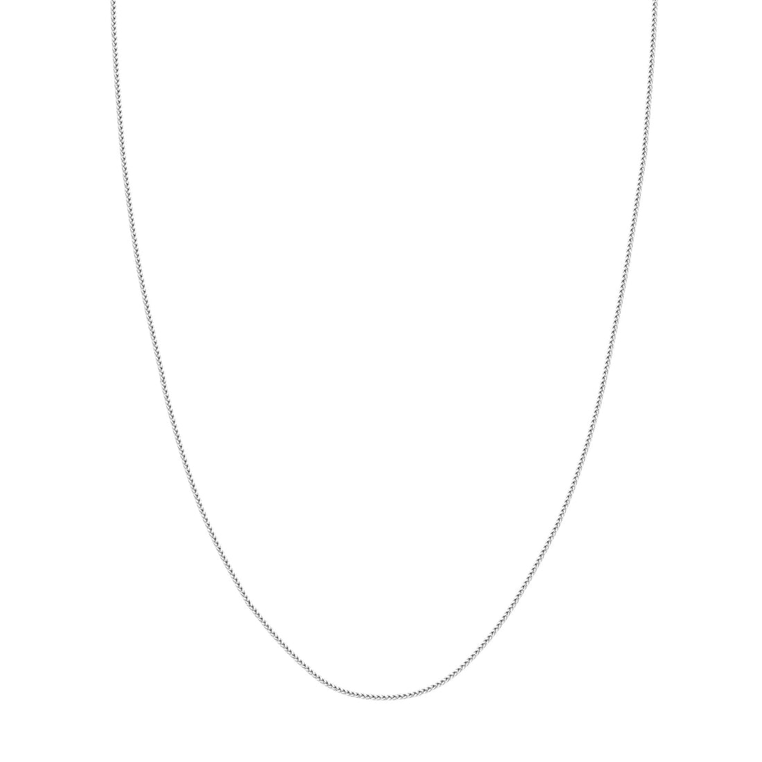 1.75mm Square Wheat Chain with Lobster Lock
