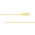 1.17mm D/C Square Wheat Chain with Lobster Lock