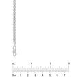 Sterling Silver 3.40mm Concave Box Chain with Lobster Lock