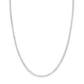 Sterling Silver 3.40mm Fancy Box Chain with Lobster Lock