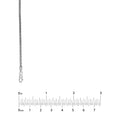 Sterling Silver 2.3mm Oxidized Popcorn Chain with Lobster Lo