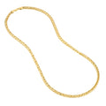 5.3mm D/C Light Wheat Chain with Lobster Lock