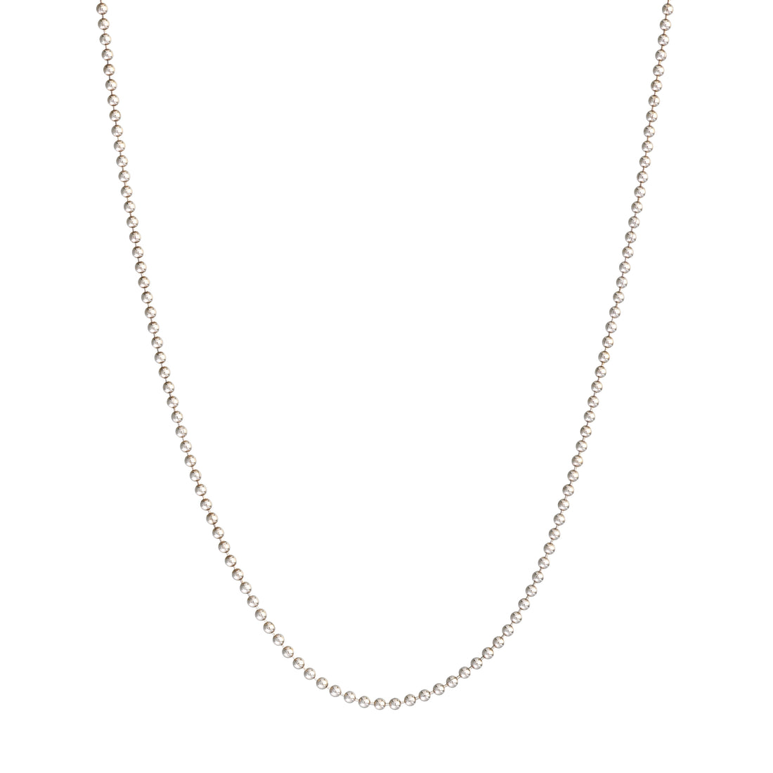Sterling Silver 1mm Bead Chain