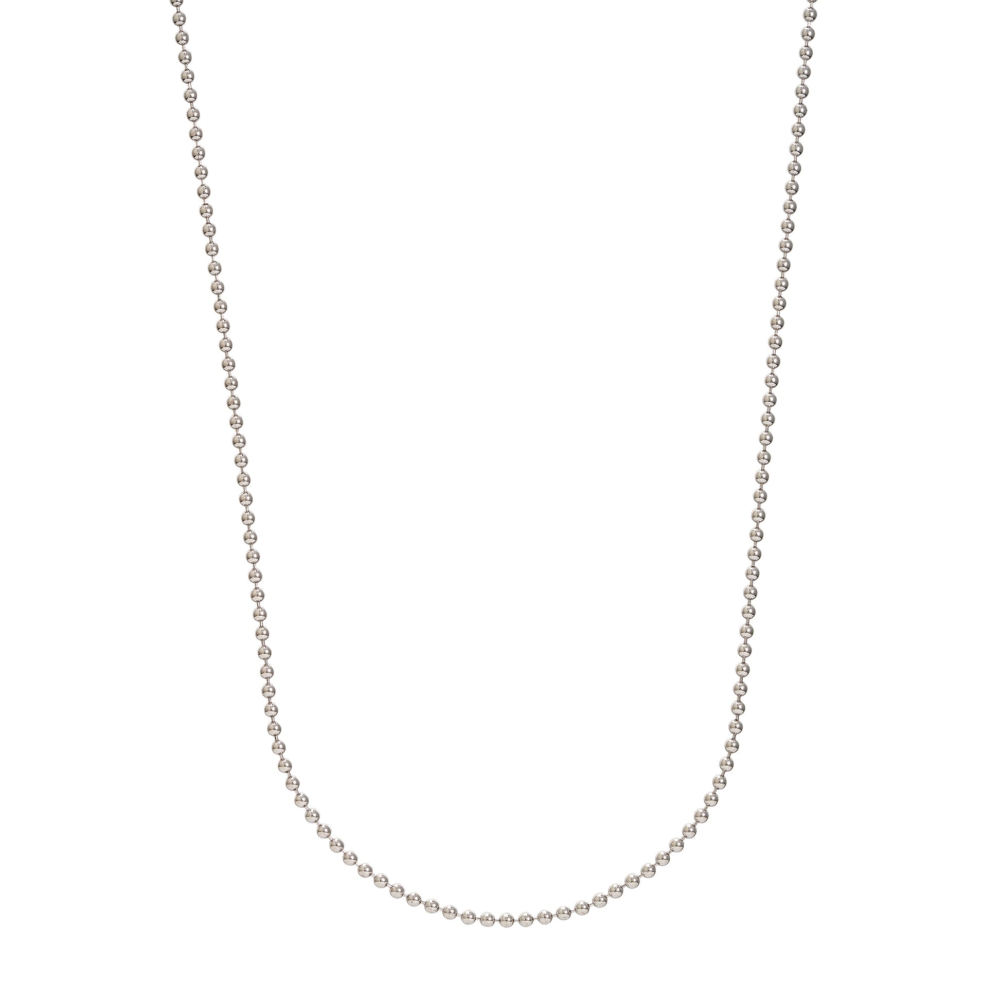 Sterling Silver 2mm Bead Chain