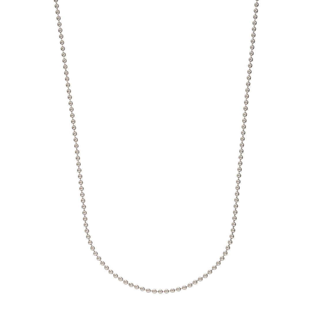 Sterling Silver 2mm Bead Chain