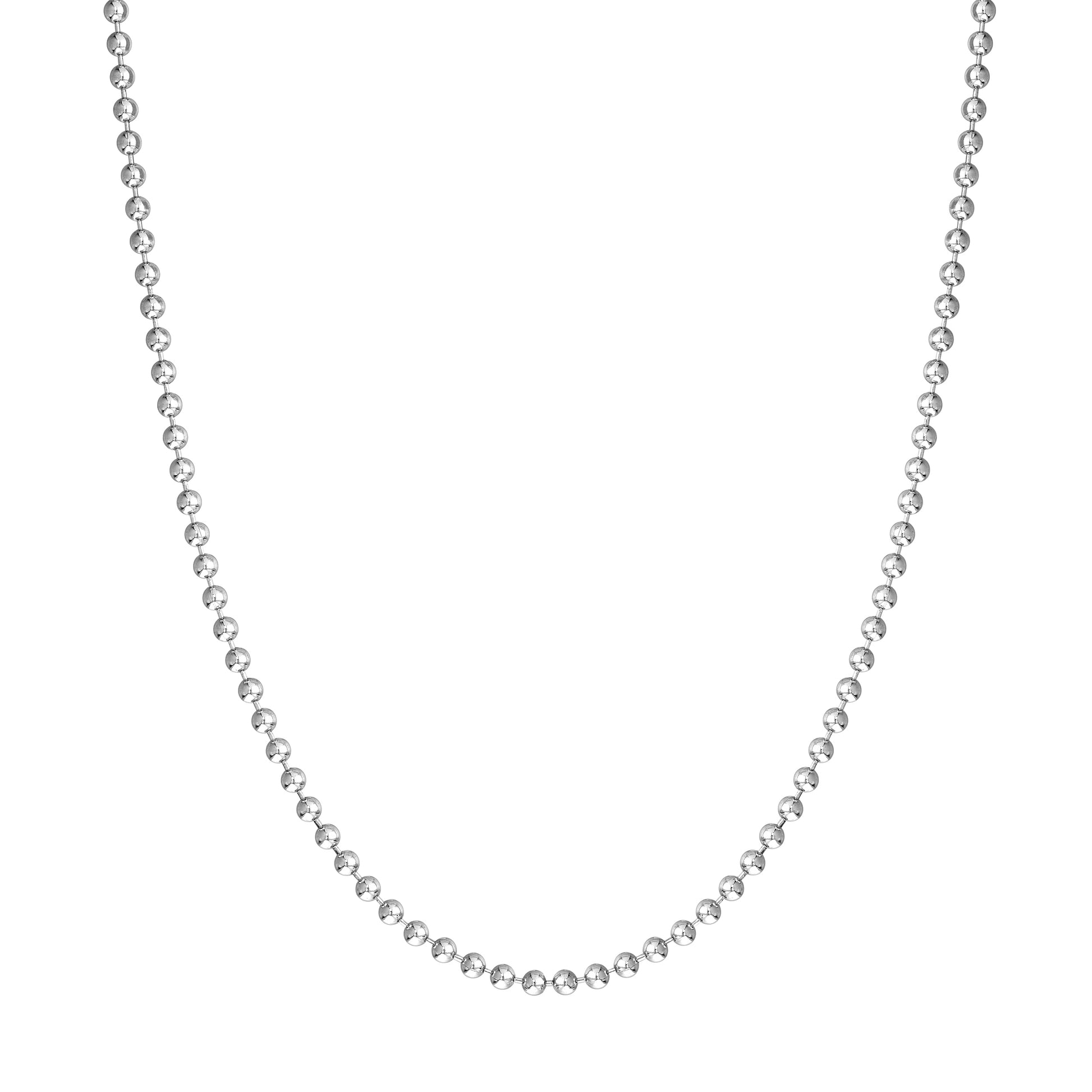 Sterling Silver 3mm Bead Chain