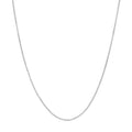 Sterling Silver 0.8mm Box Chain with Lobster Lock