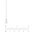 Sterling Silver 0.9mm Cable Chain with Spring Ring