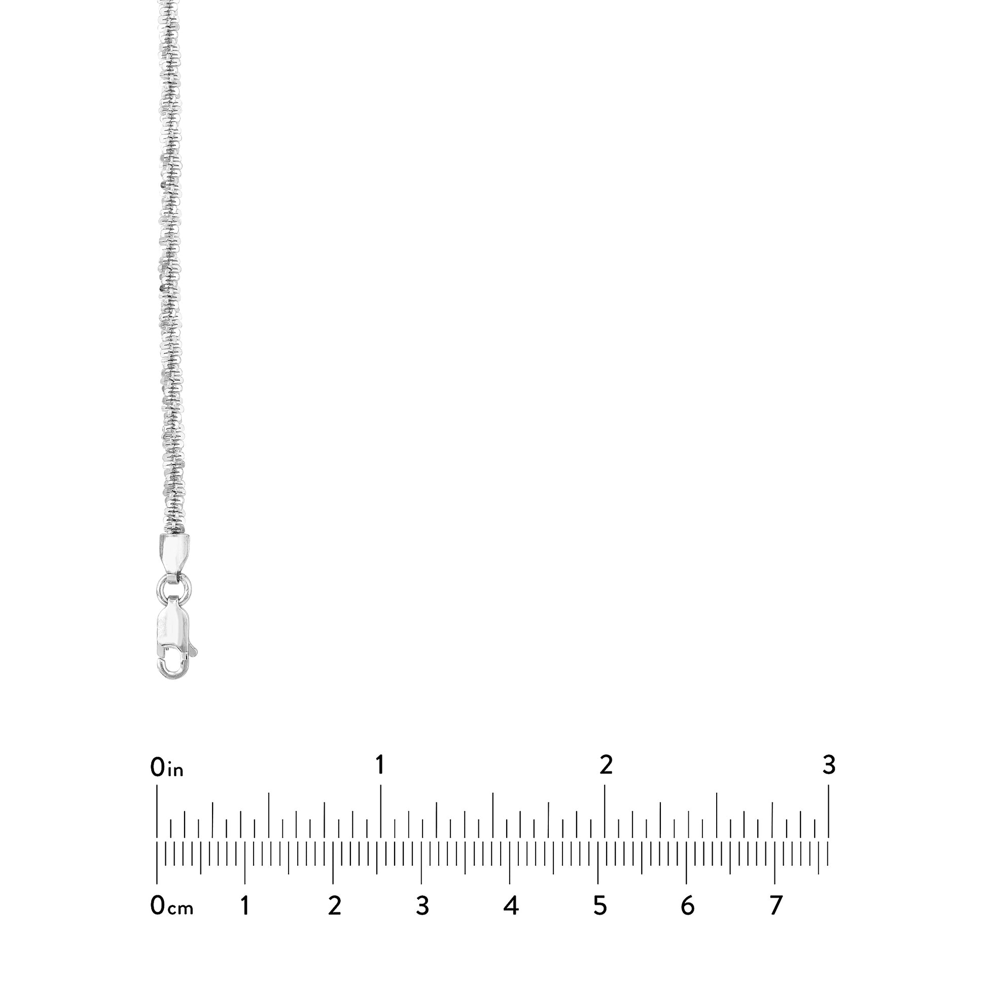 Sterling Silver 2.9mm Sparkle Chain with Lobster Lock