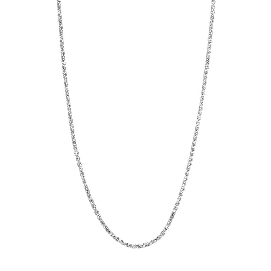 Sterling Silver 1.65mm Wheat Chain with Lobster Lock