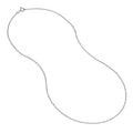 Sterling Silver 1.35mm Pendant Rope Chain