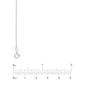 Sterling Silver 1.35mm Pendant Rope Chain