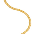 Two-Row Wheat Chain Bracelet