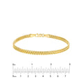 Two-Row Wheat Chain Bracelet