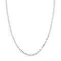 Sterling Silver 3.7mm Light Curb Chain with Lobster Lock