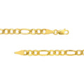 4.90mm Hollow Cuban Figaro Chain