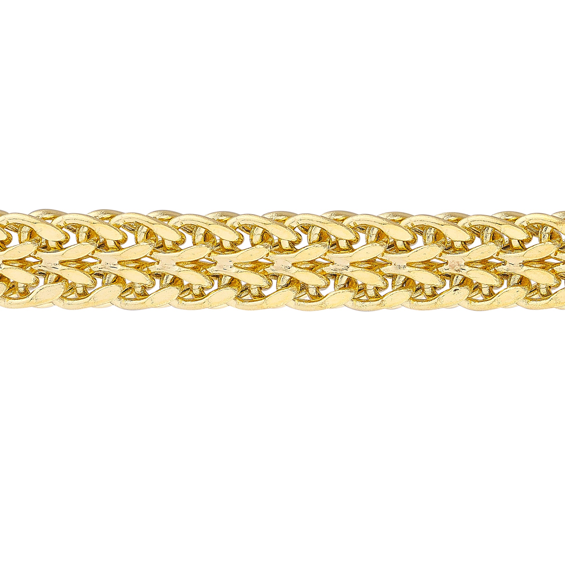 2 Row Hollow Wheat Chain Bracelet