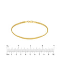 2 Row Hollow Wheat Chain Bracelet
