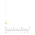 0.95mm Two-Tone Barrel Saturn Chain
