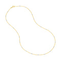 0.95mm Two-Tone Barrel Saturn Chain