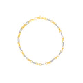 Two-Tone Hollow 3+1 Forzentina Chain