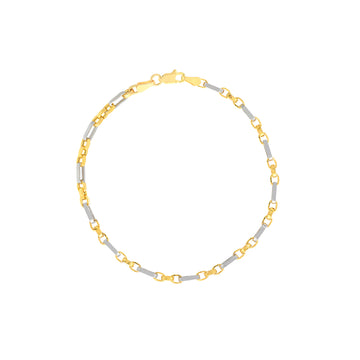 Two-Tone Hollow 3+1 Forzentina Chain