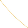 0.55mm Box Chain with Spring Ring and Q-Tag