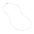 0.55mm Box Chain with Spring Ring and Q-Tag