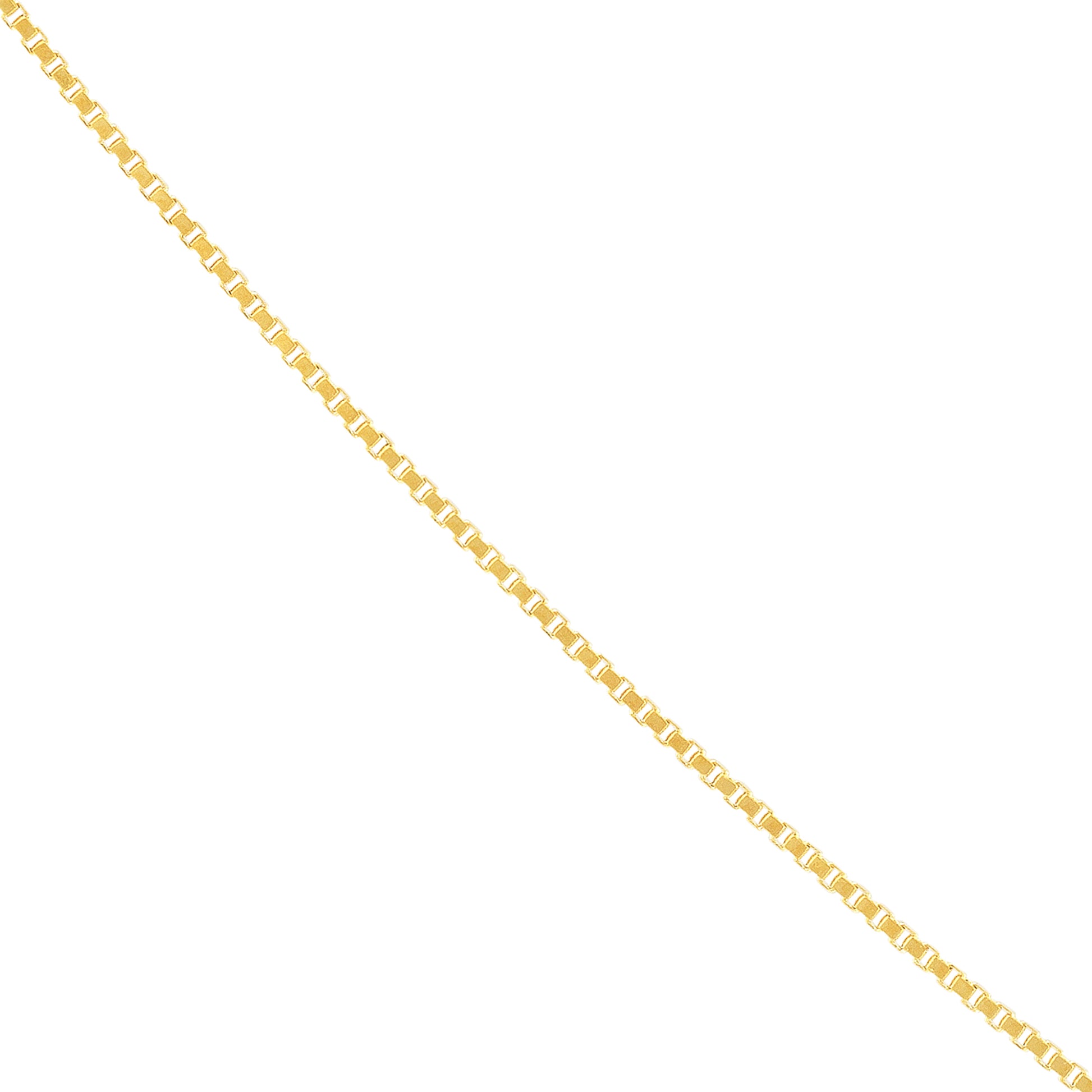 0.55mm Box Chain with Spring Ring and Q-Tag