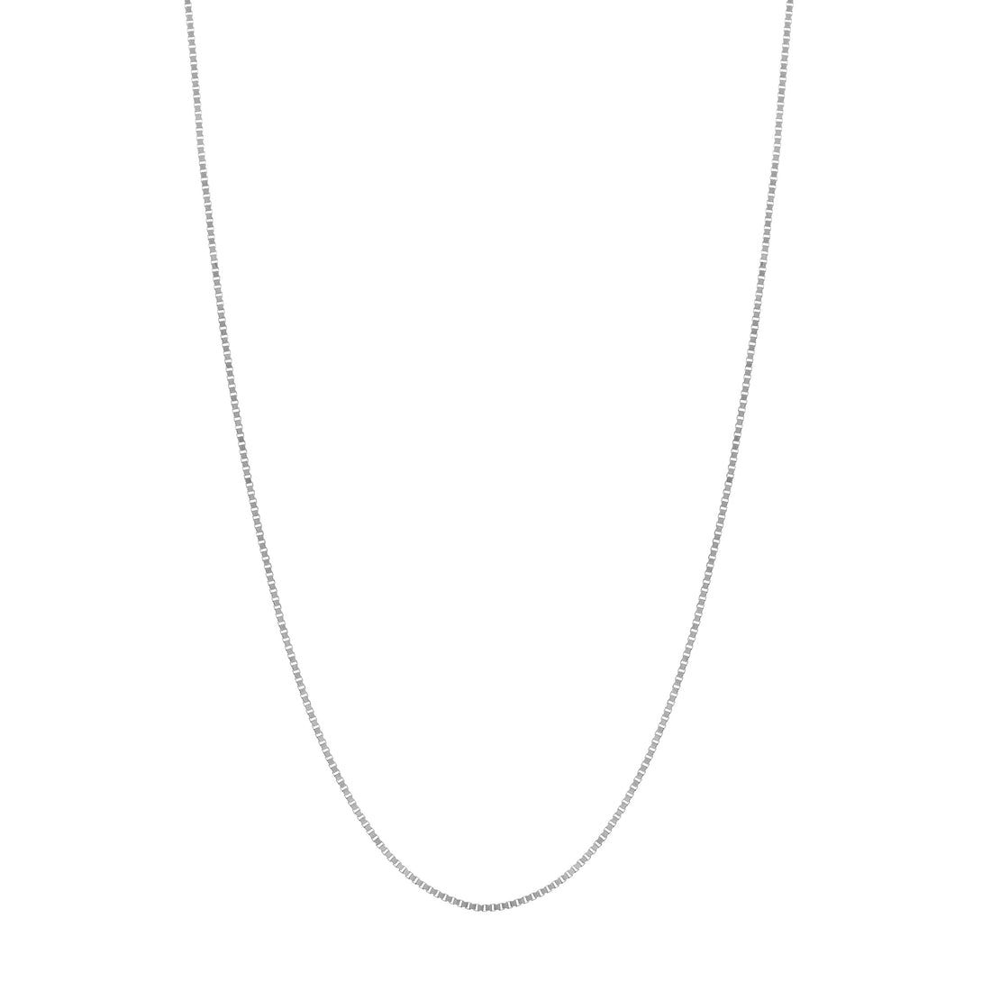 0.66mm Adjustable Box Chain with Lobster Lock