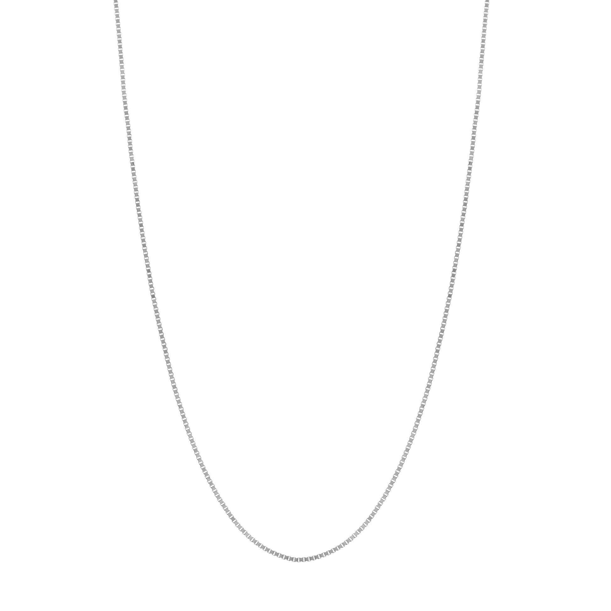 0.66mm Adjustable Box Chain with Lobster Lock