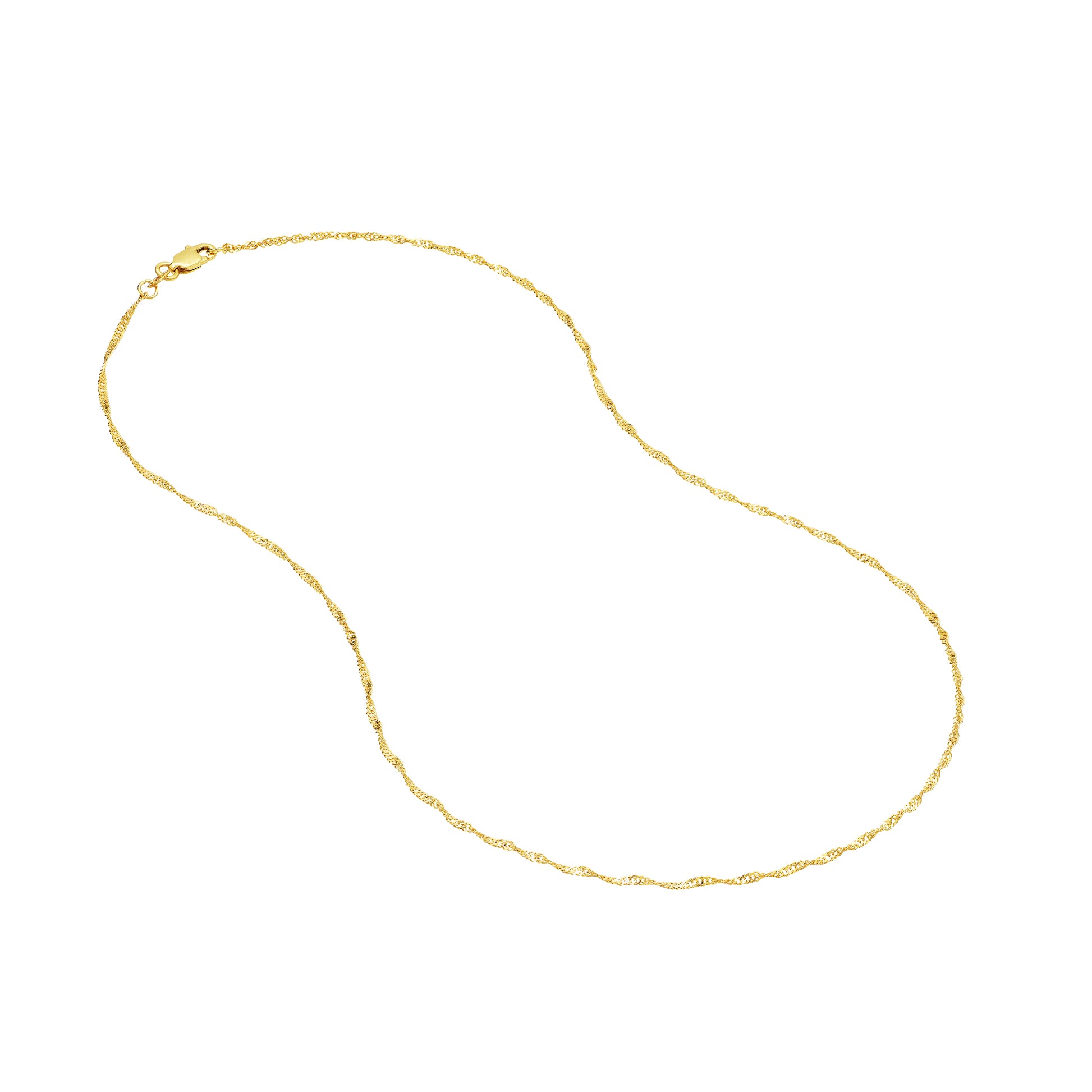 1.4mm Singapore Chain with Lobster Lock