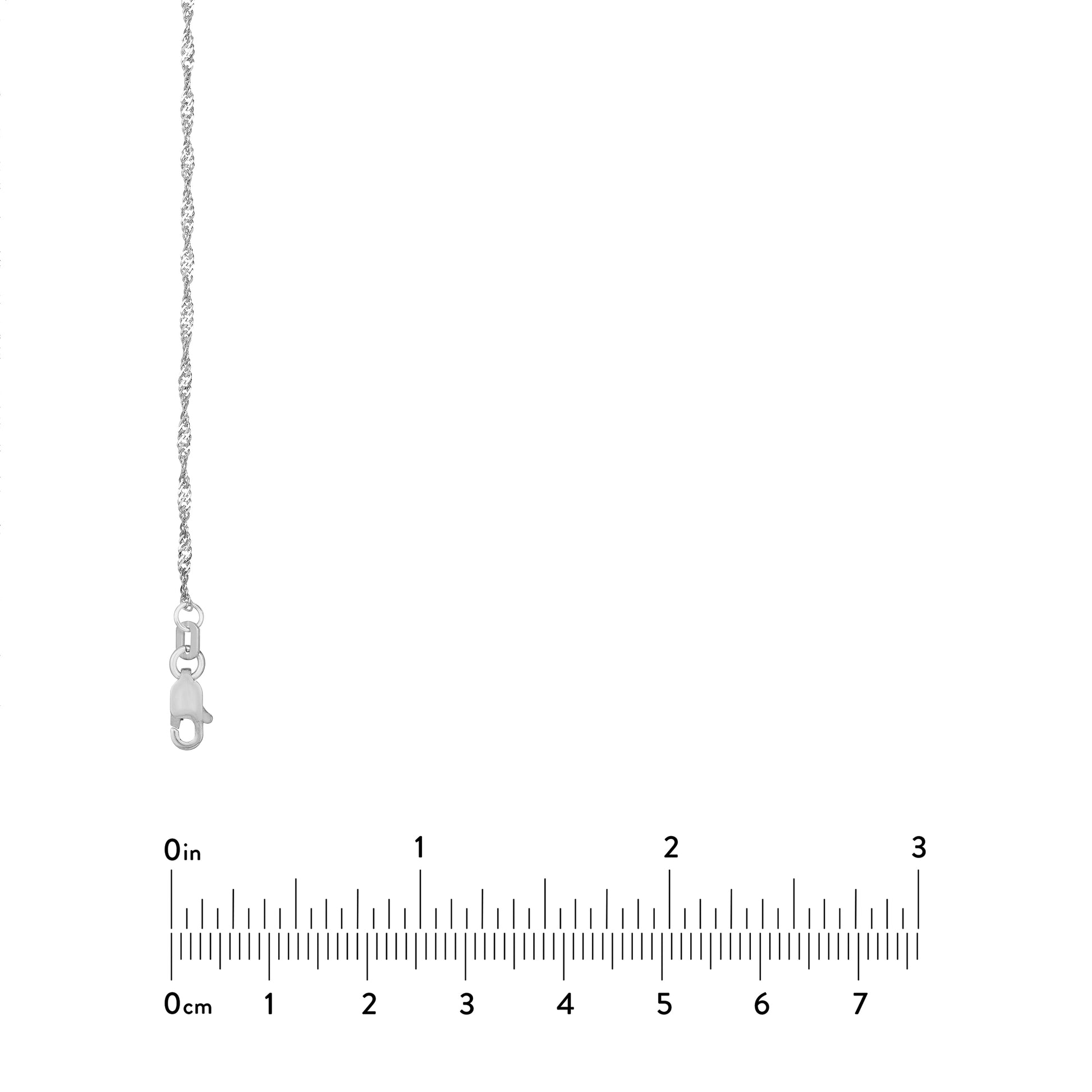 1.4mm Singapore Chain with Lobster Lock