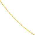 1.4mm Singapore Chain with Lobster Lock