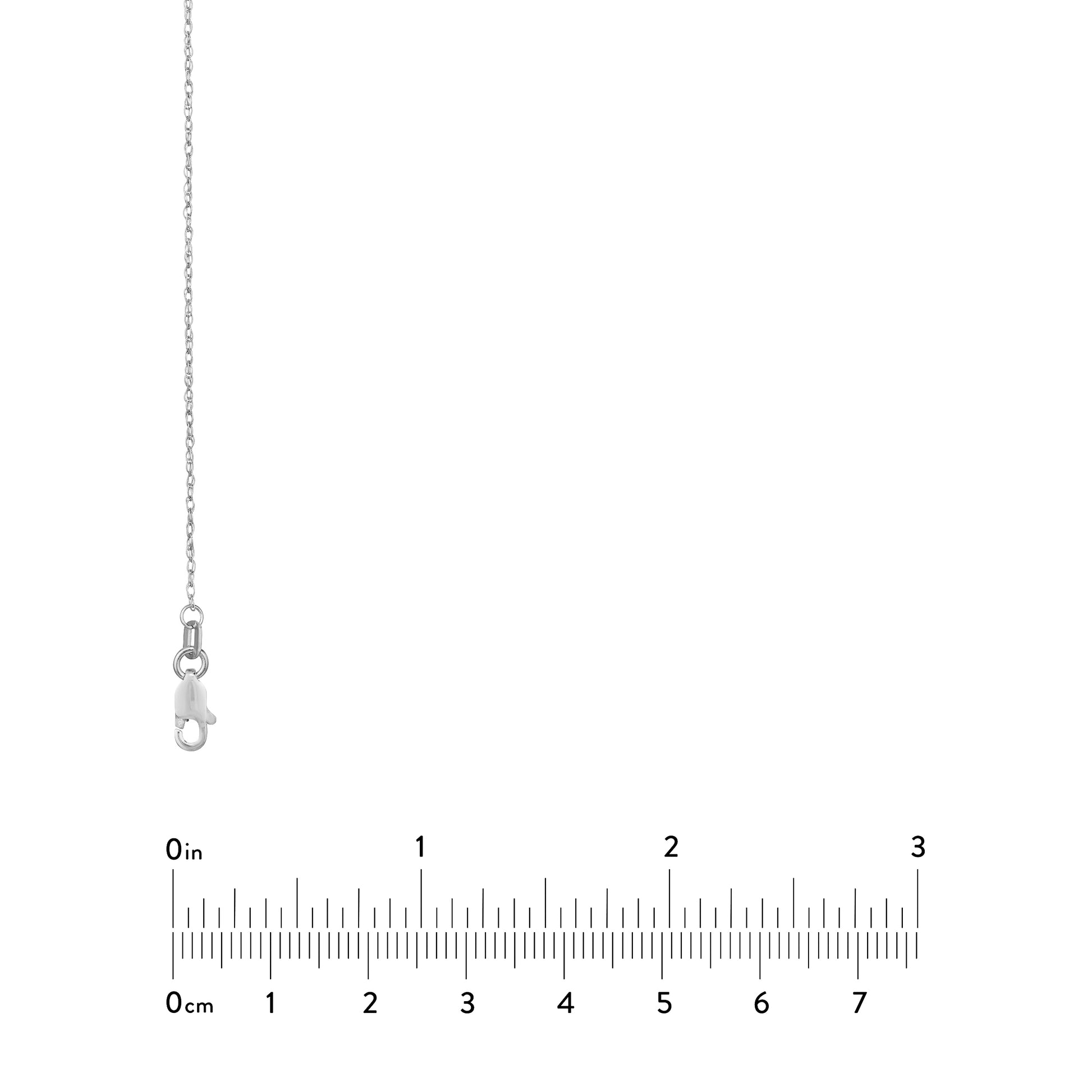 0.95mm Pendant Rope Chain with Lobster Lock