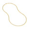2.6mm Hollow Round Box Chain with Lobster Lock
