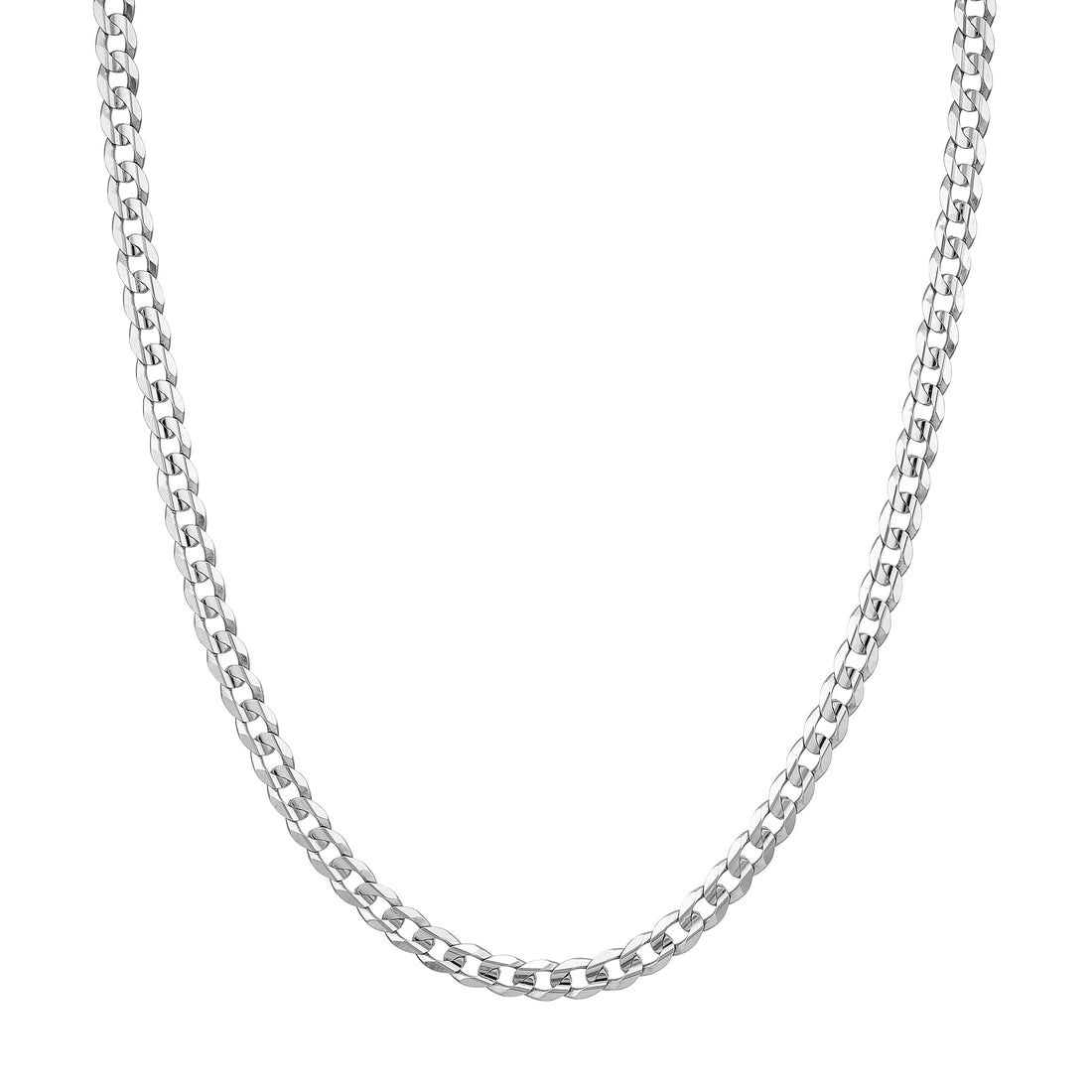 5.7mm Concave Cuban Curb Chain with Lobster End Caps