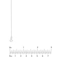 Sterling Silver 0.75mm Pendant Rope Chain
