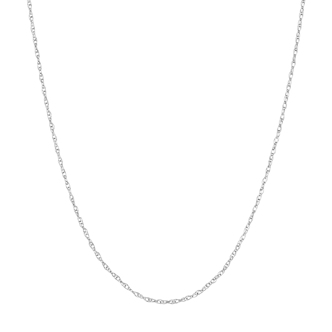 Sterling Silver 0.75mm Pendant Rope Chain