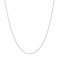 Sterling Silver 0.6mm Box Chain with Spring Ring