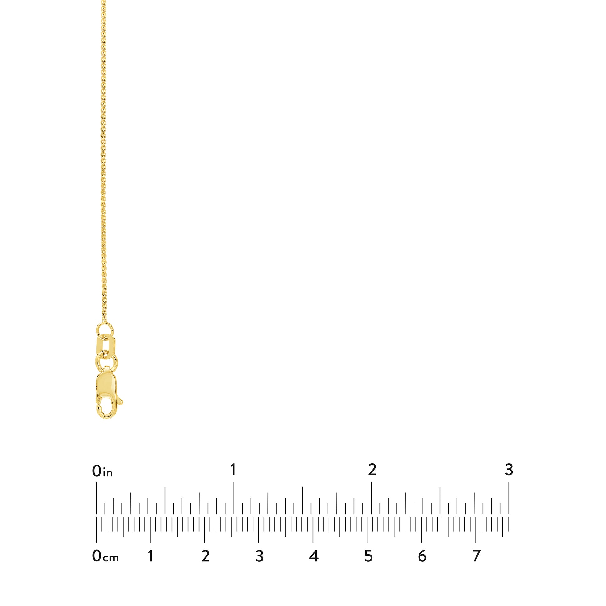 0.85mm Adjustable Wheat Chain with Lobster Lock