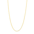 1.05mm Two-Tone Pavé Wheat Chain with Lobster Lock